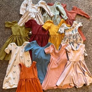 Alice + Ames 4T 12 Ballet Dress Collection Set - Multi Color, Varying Sleeves